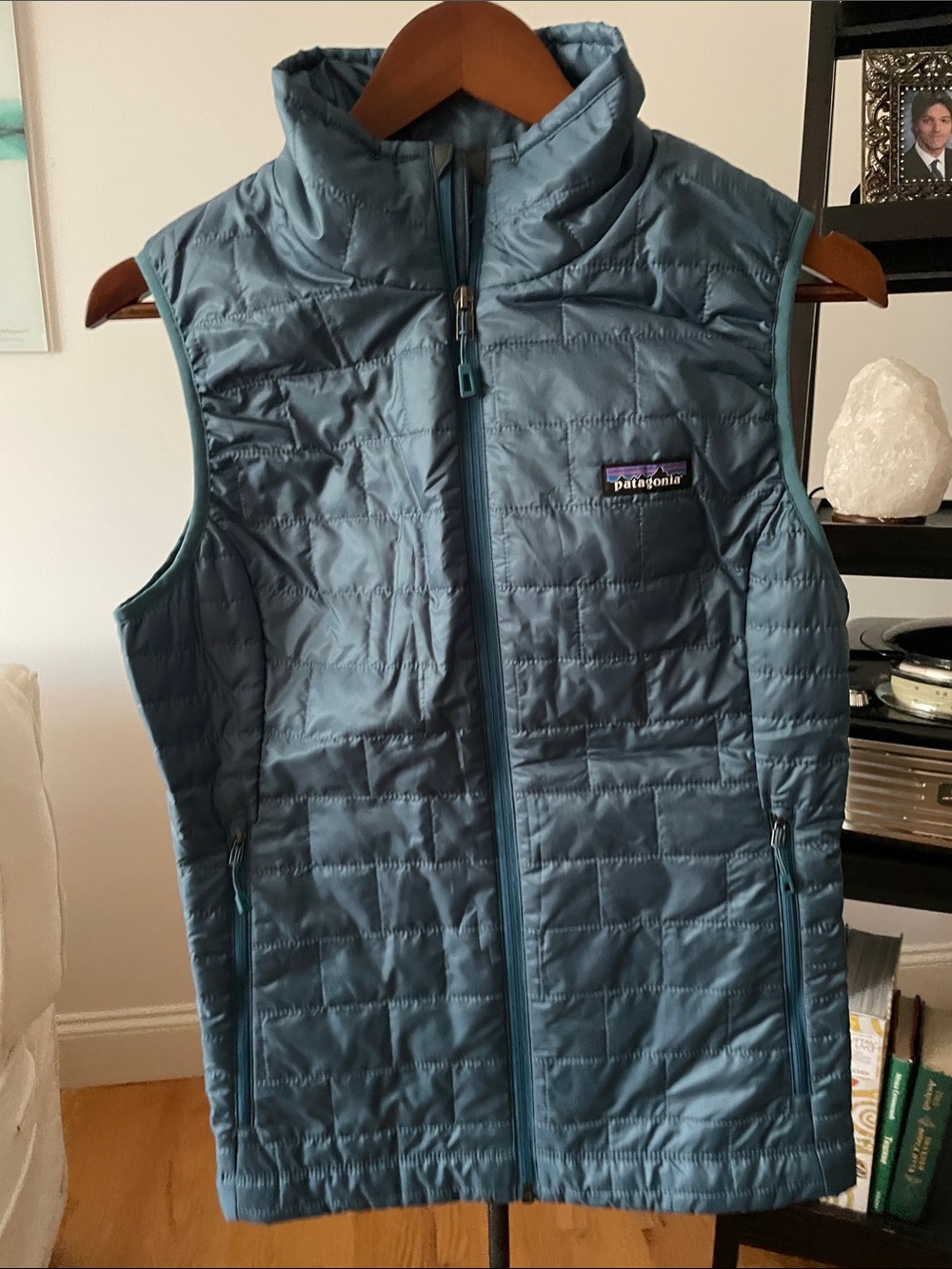 Patagonia Women’s Slate Blue Quilted Insulated Vest